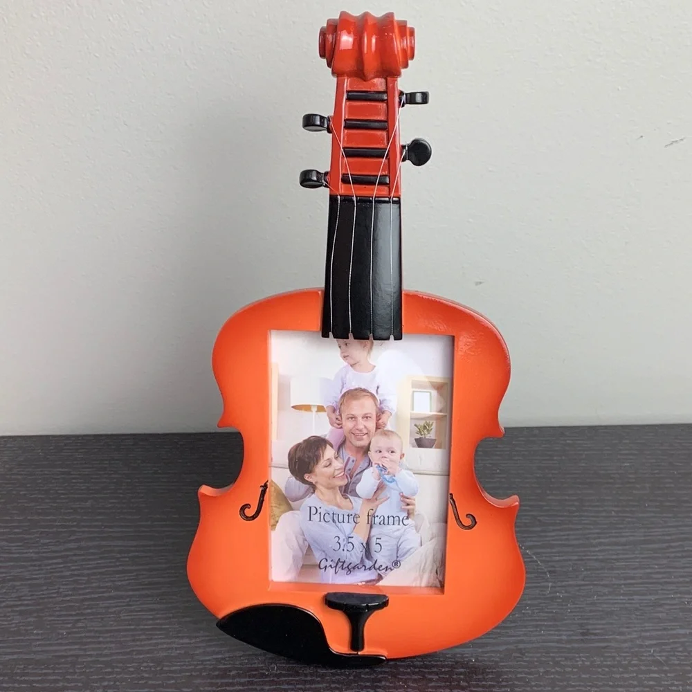Violin Picture Photo Frame 3.5 x 5 New With Box